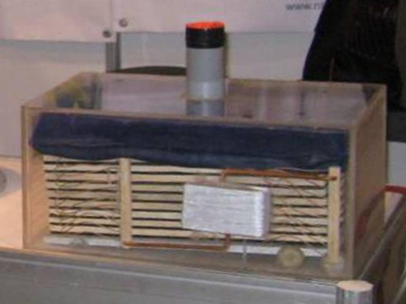 Модель вакуумной сушильной камеры